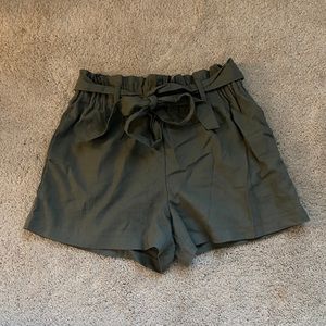 Army Green Paper Bag Shorts LIKE NEW SOLD